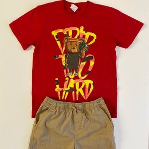 Drip to hard boys short set.